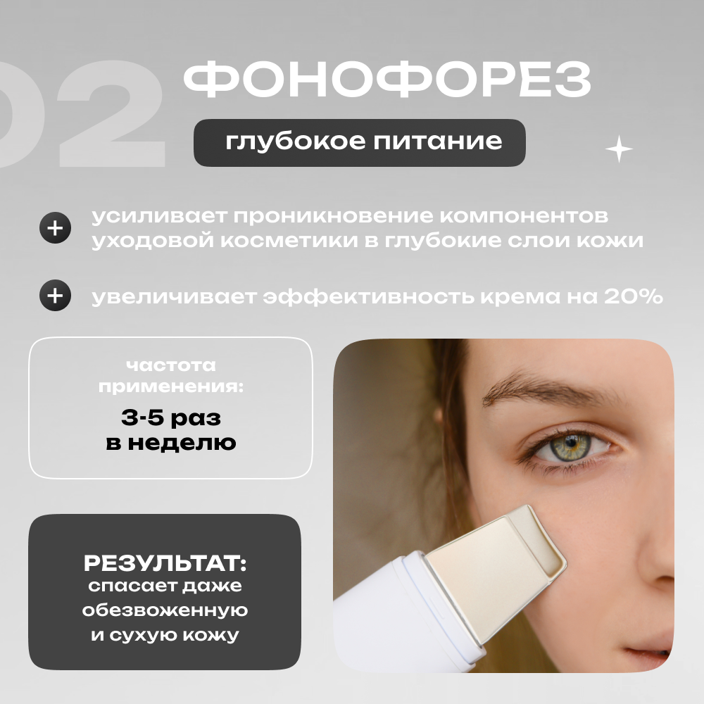 Ультразвуковая чистка лица Doctor Comfort US-2 TRIO